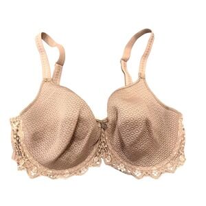 Empreinte Cassiopée Full Cup Bra 32D Beige Lace Underwire Full‎ Coverage